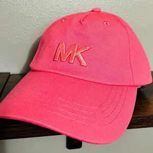 Michael Kors Pink Logo Baseball Cap Adjustable Hat NWT